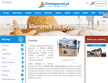 Tablet Screenshot of chalupy.net.pl